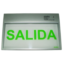 Atomlux – Señalización LED con leyenda de SALIDA o SALIDA DE EMERGENCIA